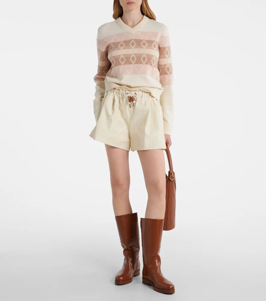 Moncler Jacquard virgin wool sweater | Thumbnail 4