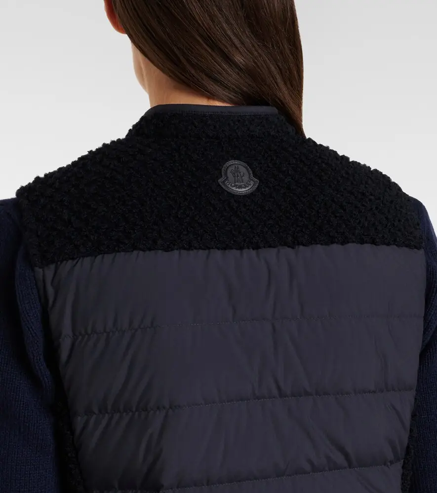 Moncler Virgin wool bouclé vest | Thumbnail 6