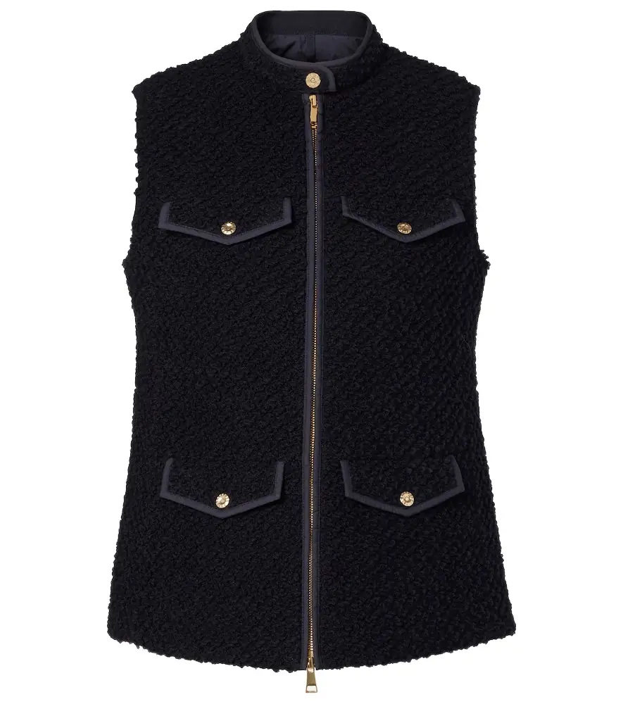 Moncler Virgin wool bouclé vest | Image 1 Moncler Virgin wool bouclé vest | Image 1