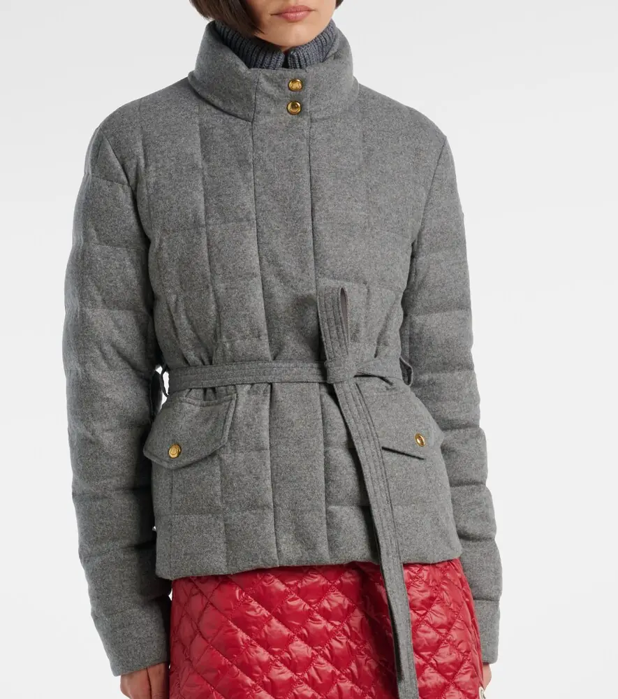Moncler Belted quilted down jacket | Thumbnail 2 Moncler Belted quilted down jacket | Thumbnail 2