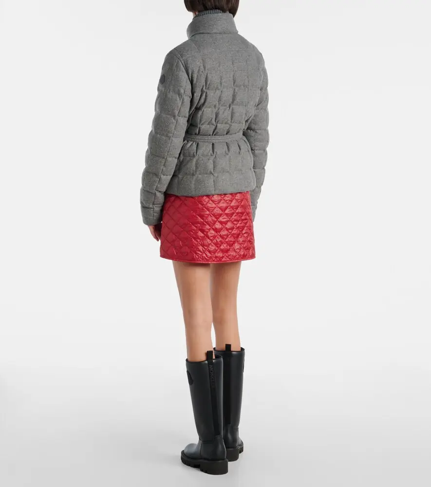 Moncler Belted quilted down jacket | Thumbnail 6 Moncler Belted quilted down jacket | Thumbnail 6