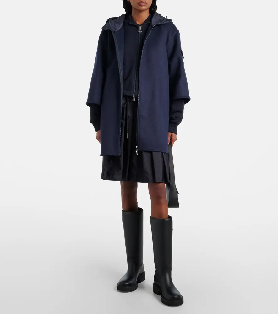 Moncler Wool-blend cape | Thumbnail 2 Moncler Wool-blend cape | Thumbnail 2