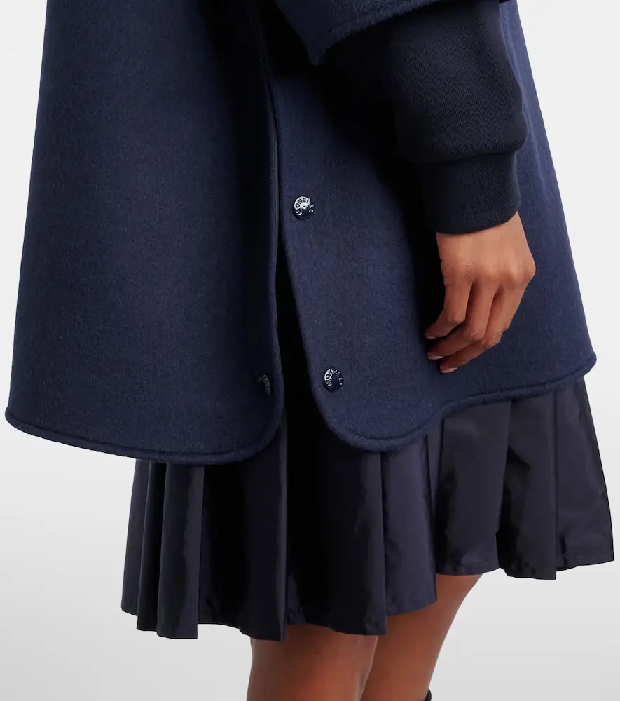 Moncler Wool-blend cape | Thumbnail 3 Moncler Wool-blend cape | Thumbnail 3