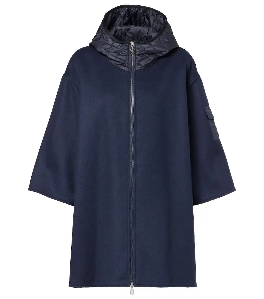 Moncler Wool-blend cape | Image 1 Moncler Wool-blend cape | Image 1