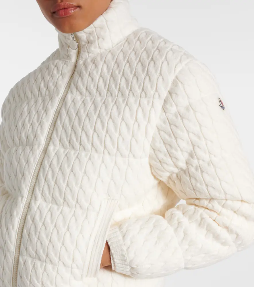 Moncler Cotton-blend down jacket | Thumbnail 3 Moncler Cotton-blend down jacket | Thumbnail 3