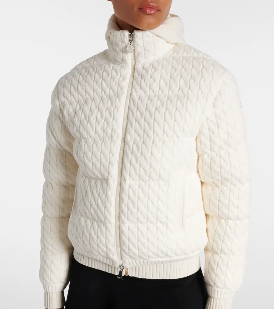 Moncler Cotton-blend down jacket | Thumbnail 5 Moncler Cotton-blend down jacket | Thumbnail 5