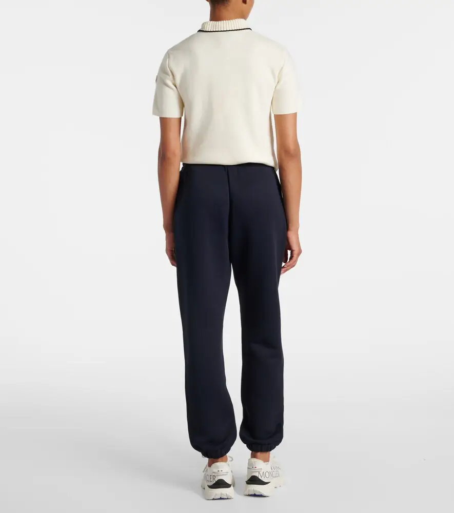 Moncler Logo cotton-blend sweatpants | Thumbnail 3