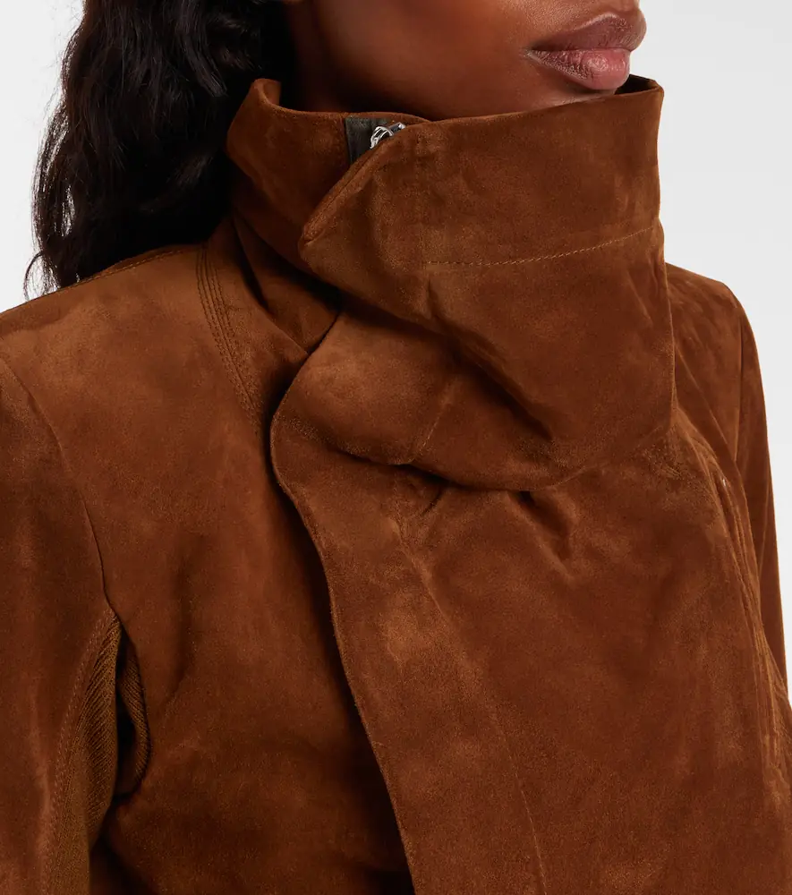 Rick Owens Suede jacket | Thumbnail 2 Rick Owens Suede jacket | Thumbnail 2