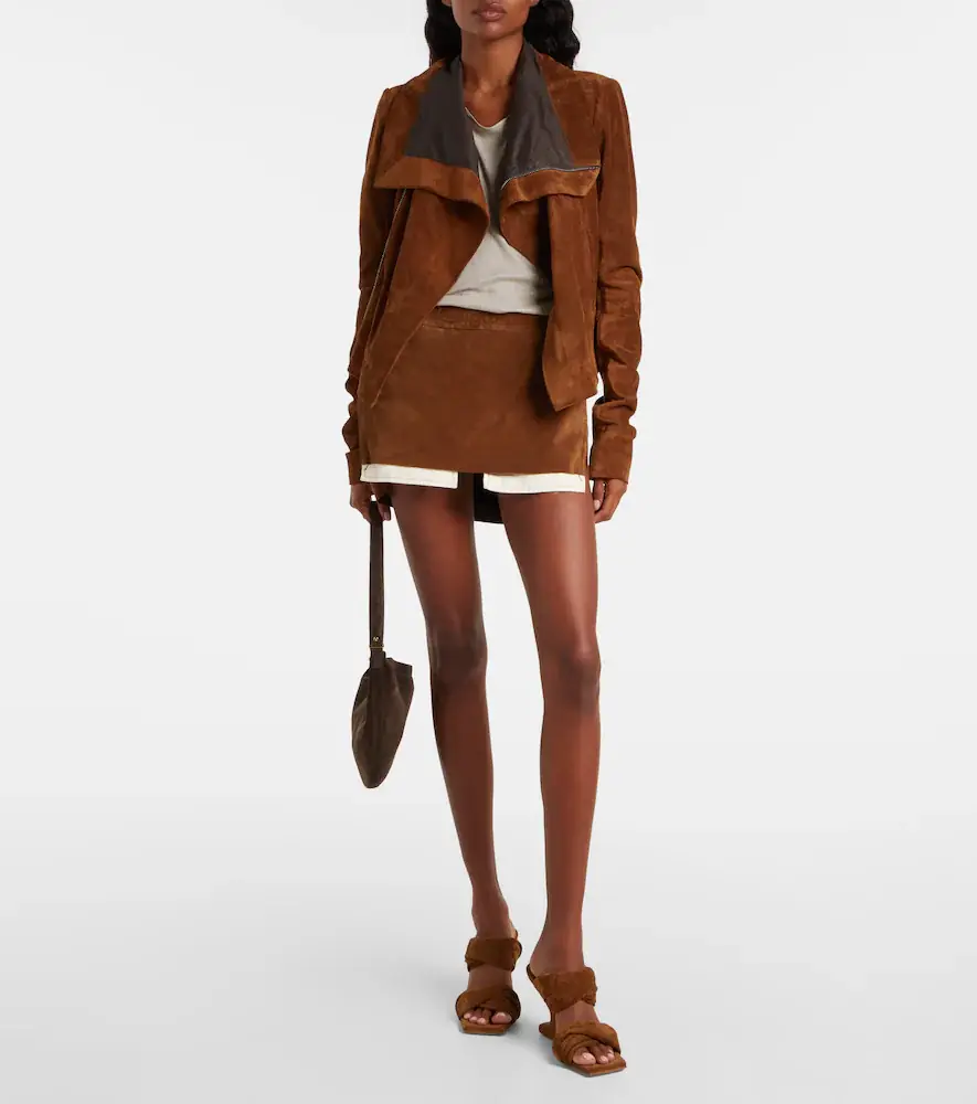 Rick Owens Suede jacket | Thumbnail 3 Rick Owens Suede jacket | Thumbnail 3