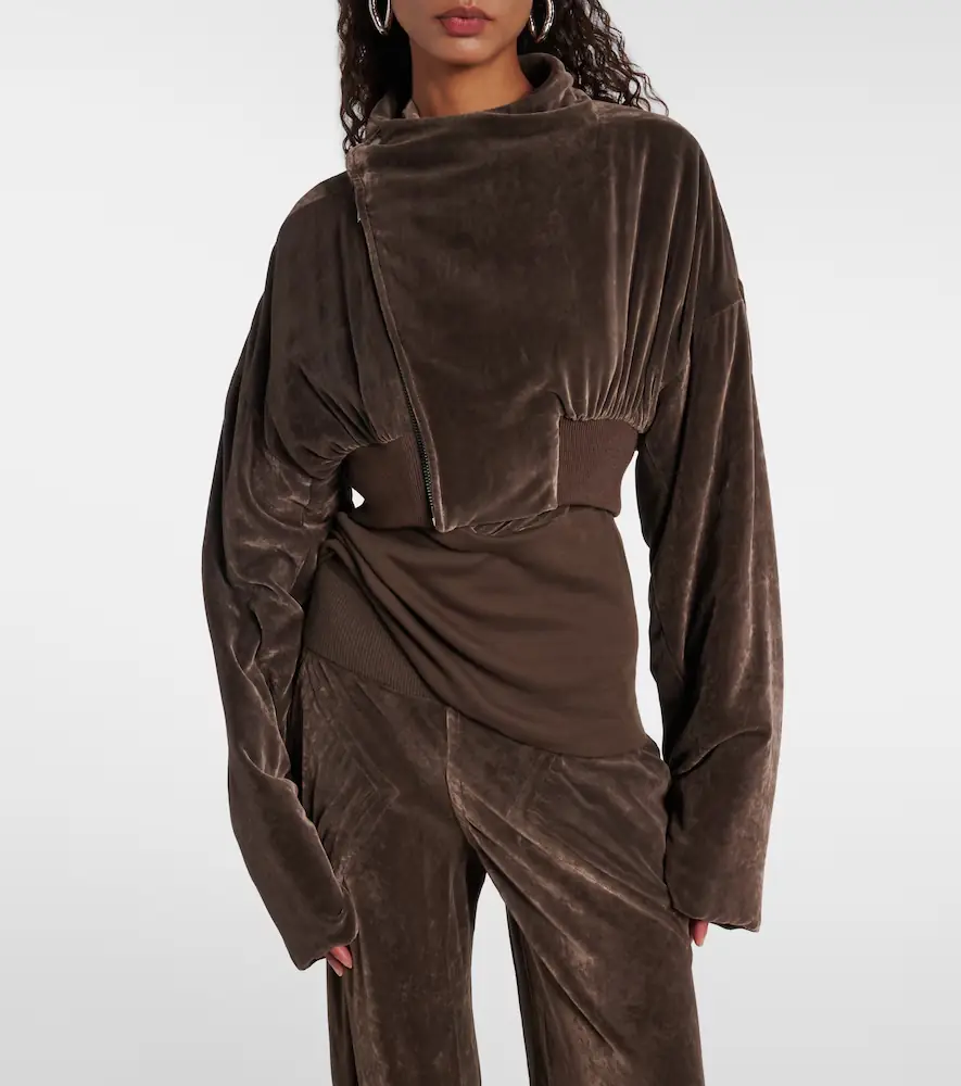 Rick Owens Hollywood cropped jacket | Thumbnail 5