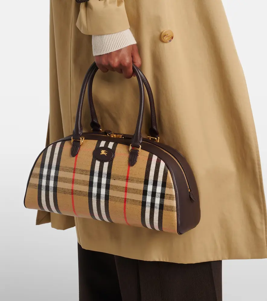 Burberry Highlands coated jacquard tote bag | Thumbnail 4