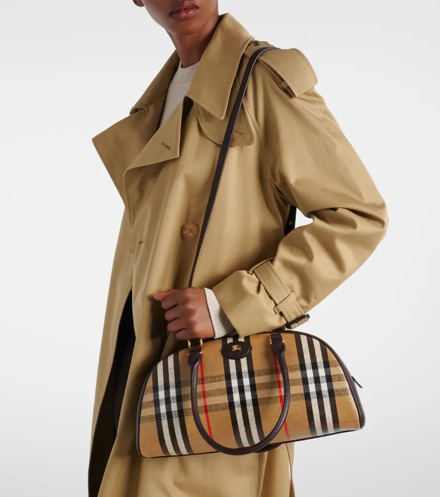 Burberry Highlands coated jacquard tote bag | Thumbnail 5