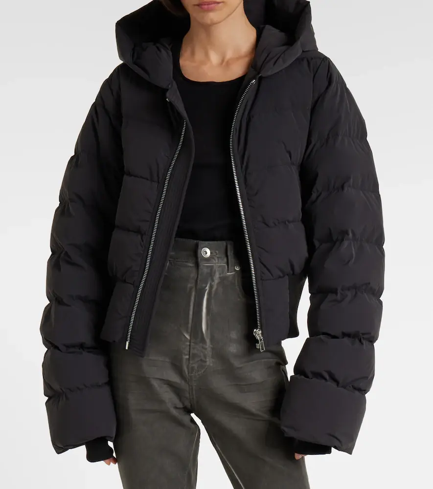 Rick Owens Hooded down jacket | Thumbnail 2 Rick Owens Hooded down jacket | Thumbnail 2