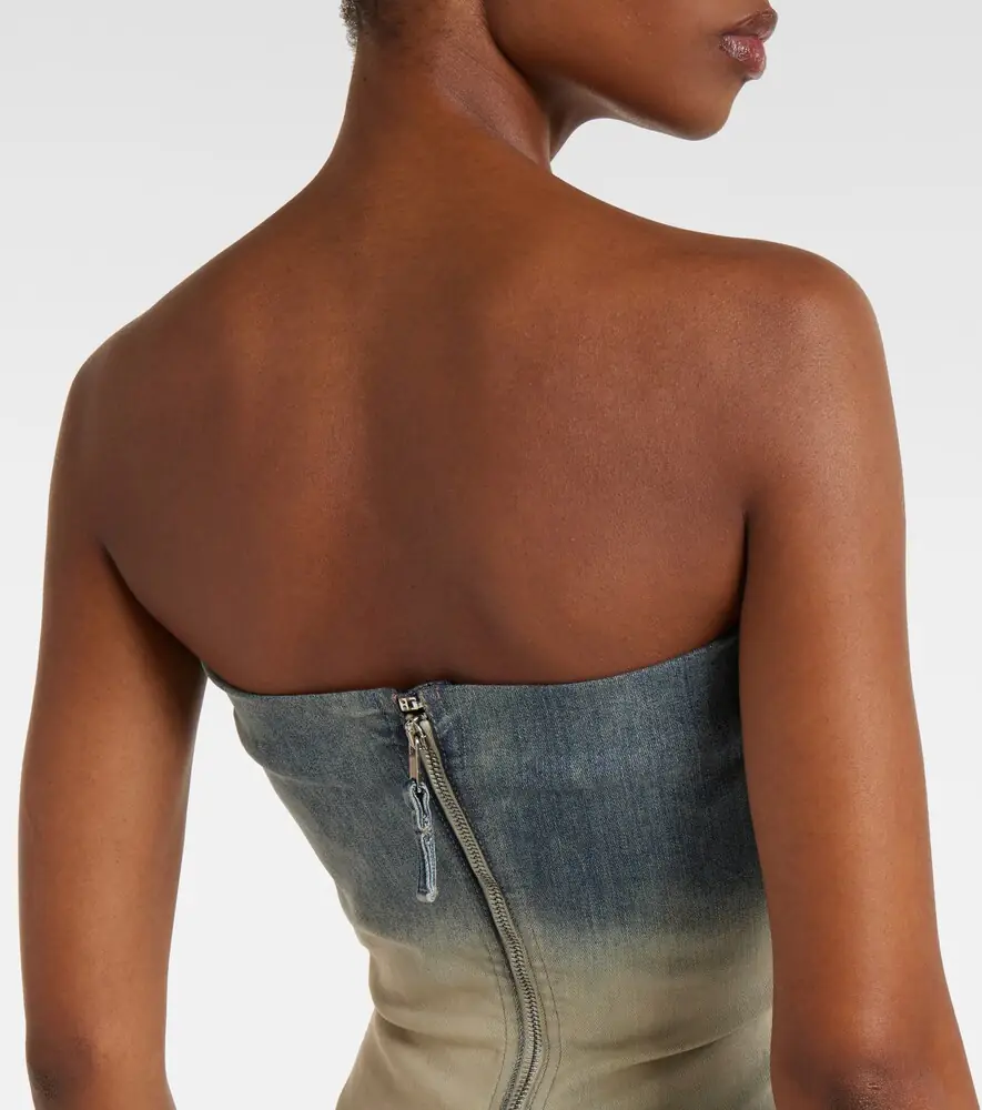 Rick Owens Denim bustier dress | Thumbnail 3