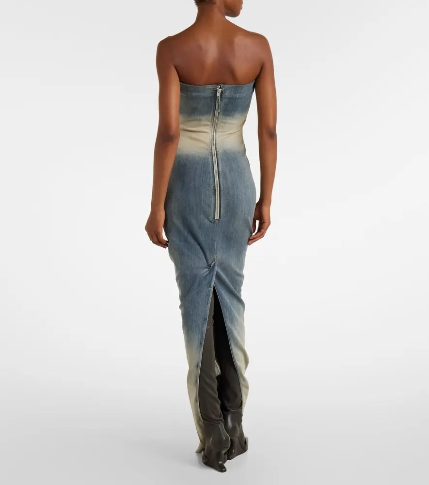 Rick Owens Denim bustier dress | Thumbnail 5