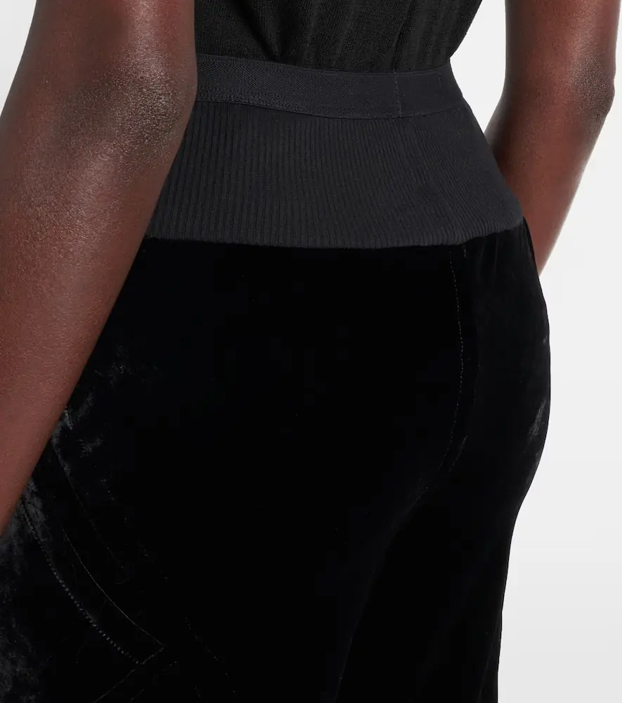 Rick Owens Bias cady crêpe wide-leg pants | Thumbnail 4