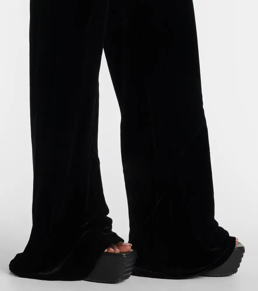 Rick Owens Bias cady crêpe wide-leg pants | Thumbnail 5