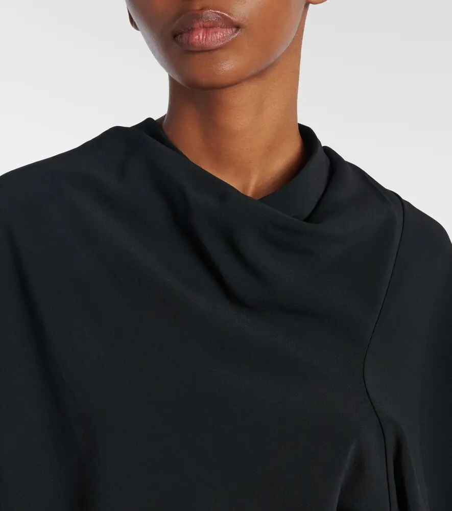 Rick Owens Draped charmeuse top | Thumbnail 3 Rick Owens Draped charmeuse top | Thumbnail 3