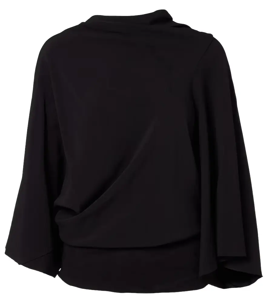 Rick Owens Draped charmeuse top