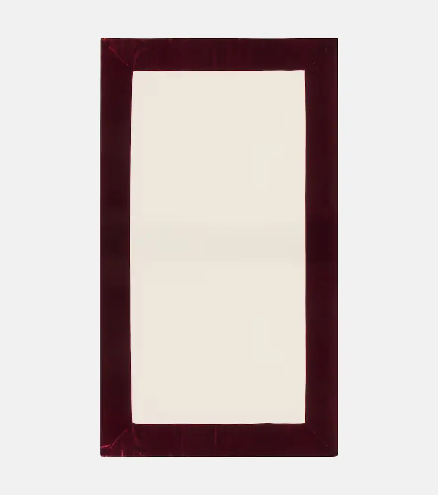 Once Milano Velvet-trimmed linen tablecloth | Thumbnail 2