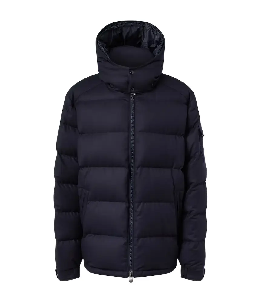 Moncler ontgenevre wool flannel down jacket | Image 1 Moncler ontgenevre wool flannel down jacket | Image 1