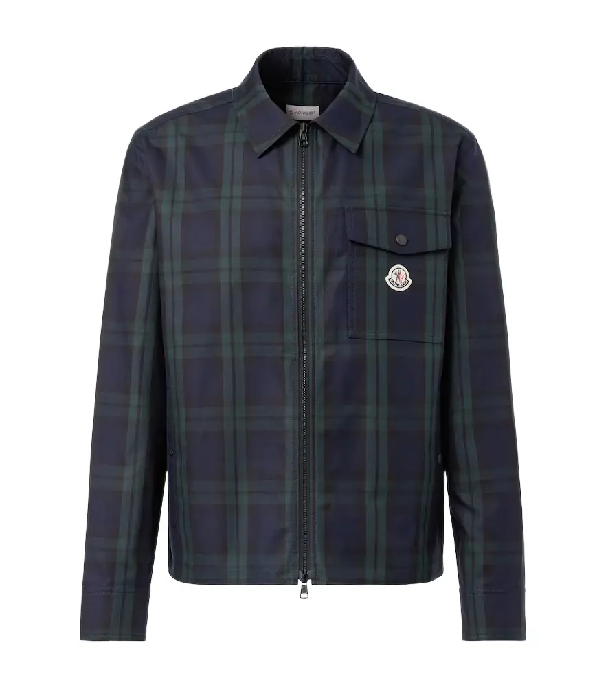 Moncler Checked cotton jacket | Image 1 Moncler Checked cotton jacket | Image 1