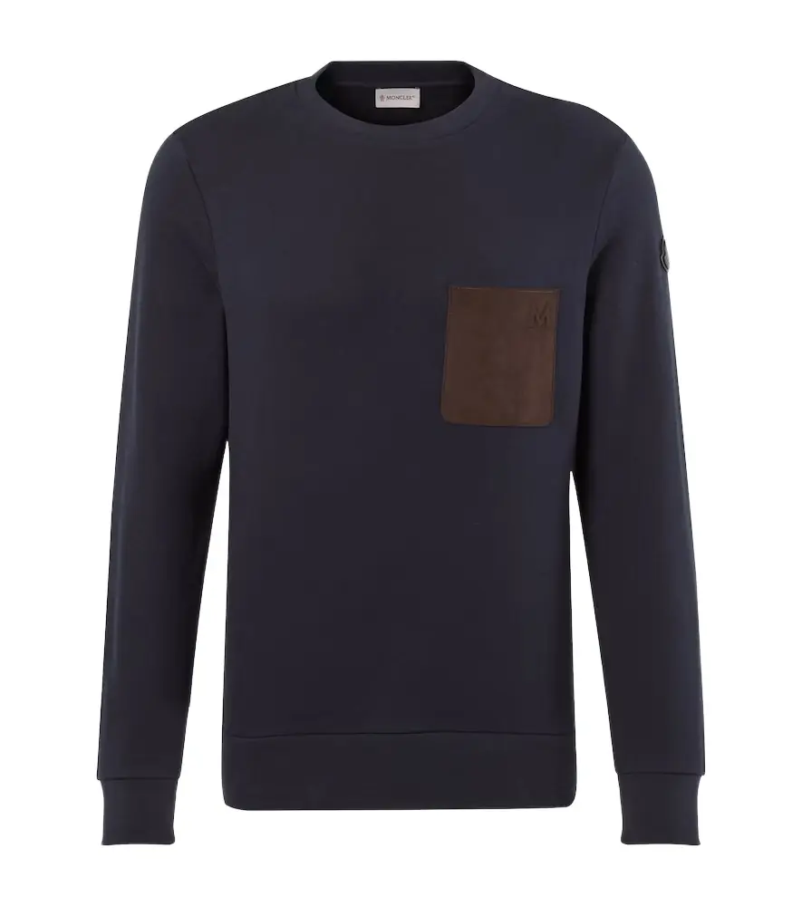 Moncler Cotton and cashmere sweatshirt | Image 1 Moncler Cotton and cashmere sweatshirt | Image 1