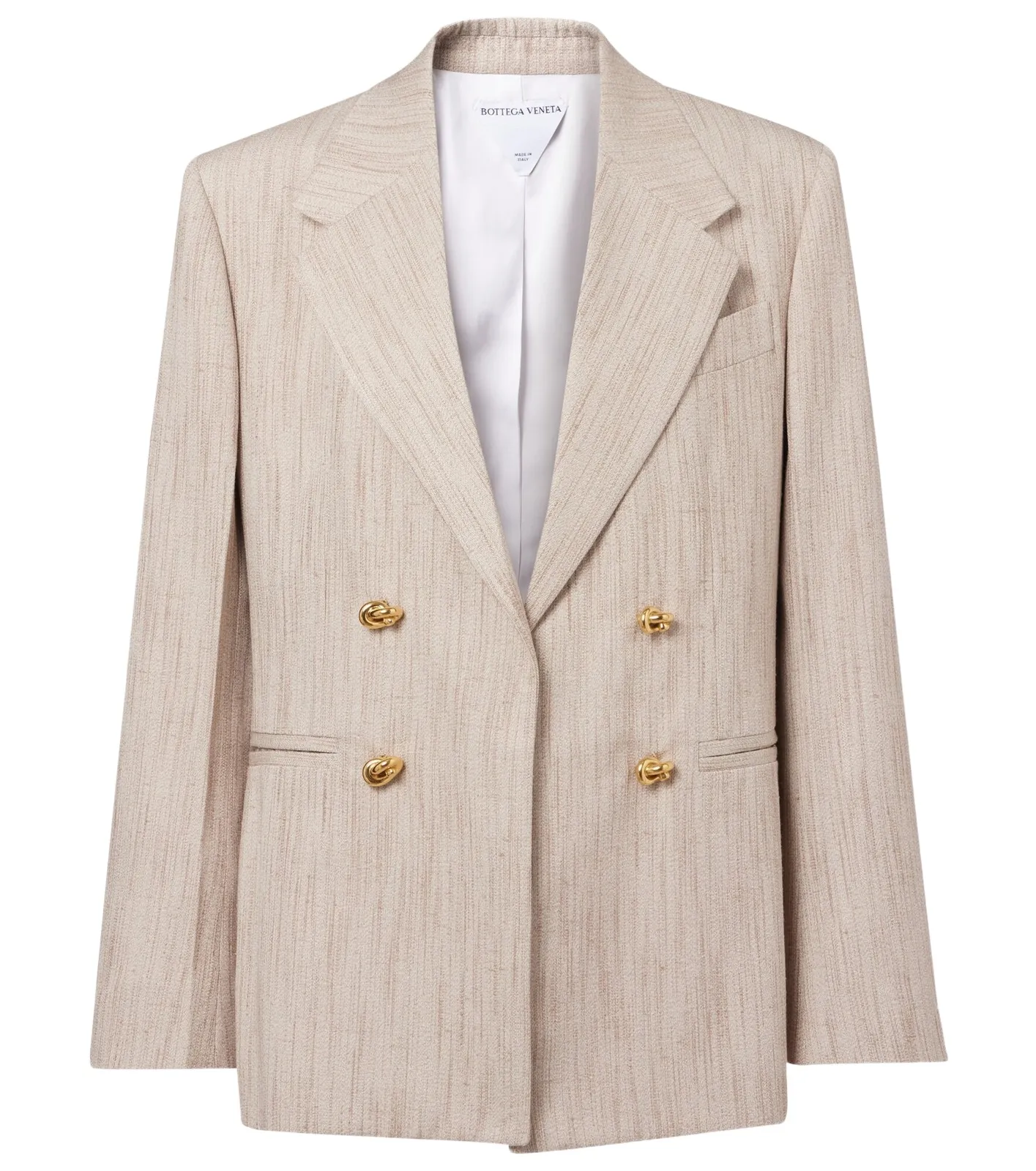 Knot single-breasted blazer