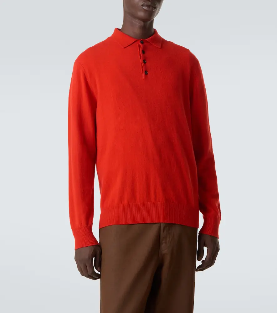 Allude Cashmere polo sweater | Thumbnail 2