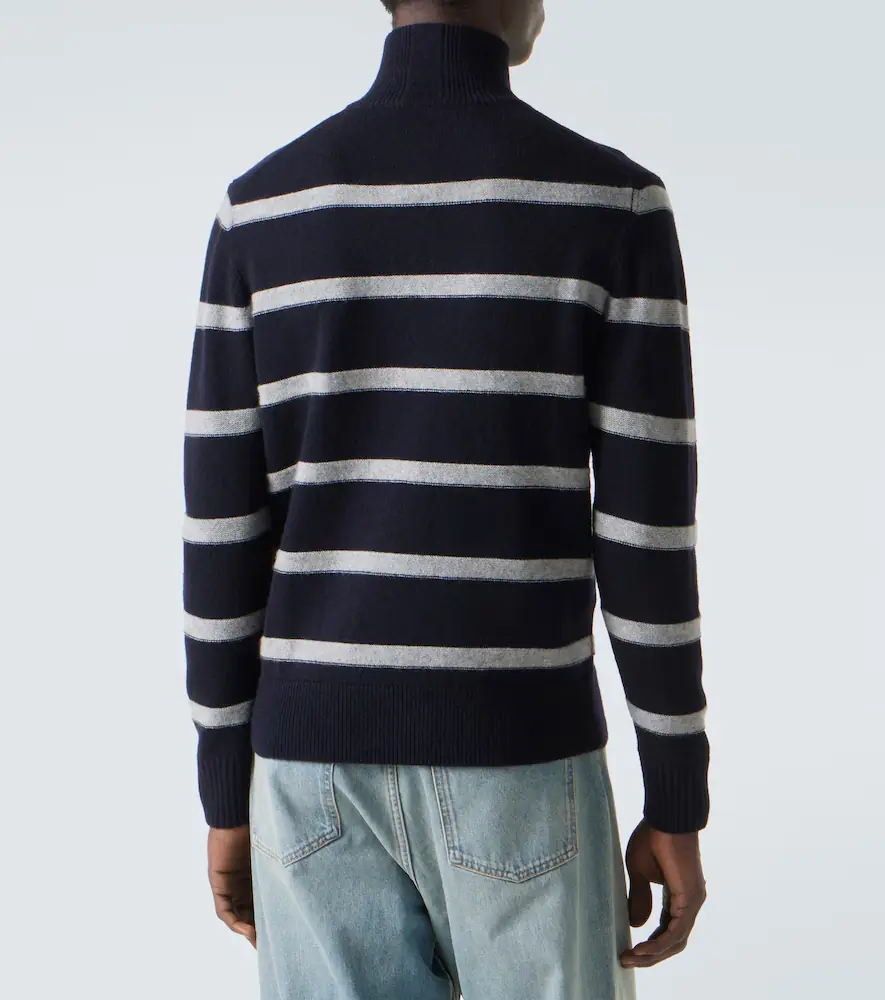 Allude Wool and cashmere half-zip sweater | Thumbnail 2 Allude Wool and cashmere half-zip sweater | Thumbnail 2