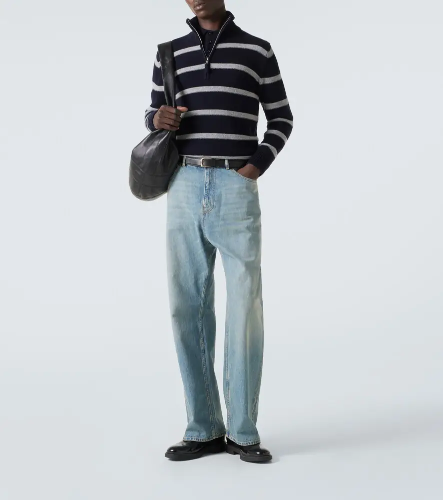 Allude Wool and cashmere half-zip sweater | Thumbnail 6 Allude Wool and cashmere half-zip sweater | Thumbnail 6