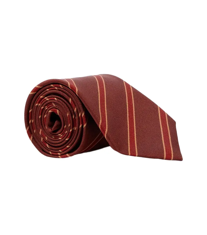 Auralee Striped silk tie