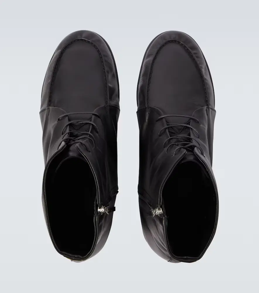 Auralee Leather Derby boots | Thumbnail 2