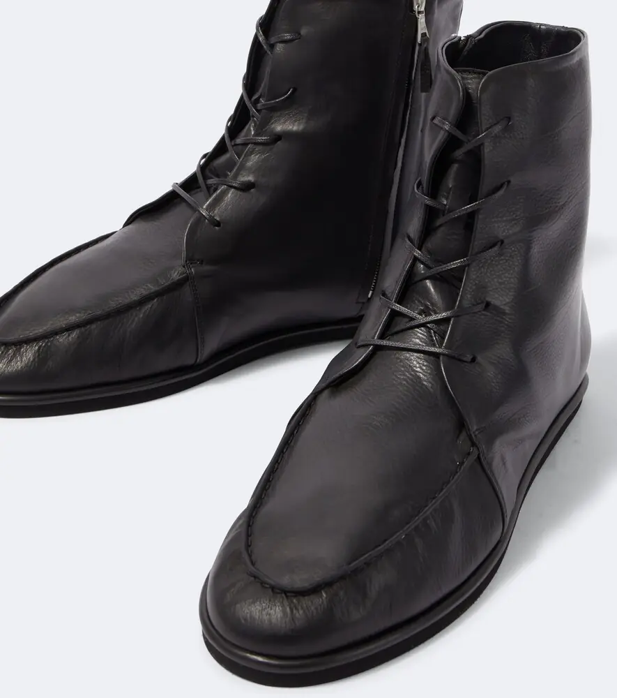 Auralee Leather Derby boots | Thumbnail 3