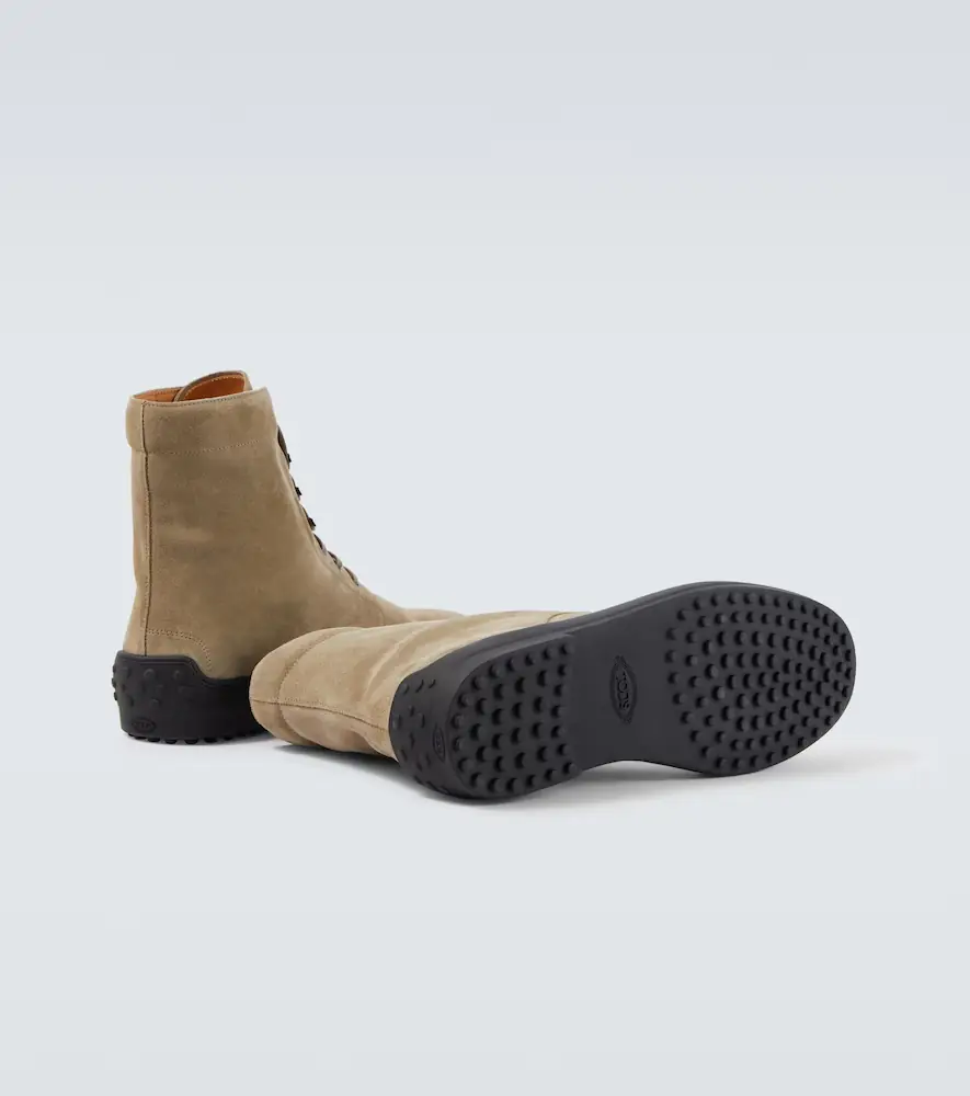 Tod's Suede combat boots | Thumbnail 4