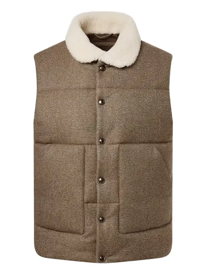 Loro Piana Dug wool and cashmere vest