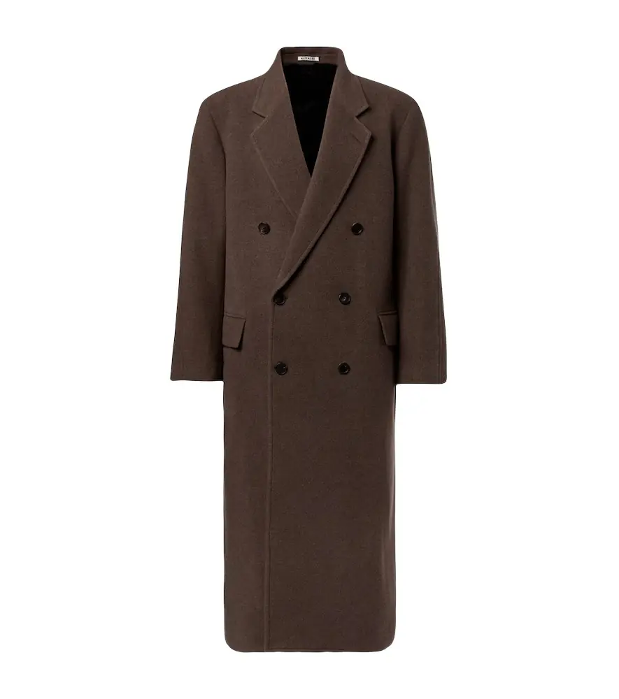 Auralee Double-breasted wool coat | Image 1 Auralee Double-breasted wool coat | Image 1