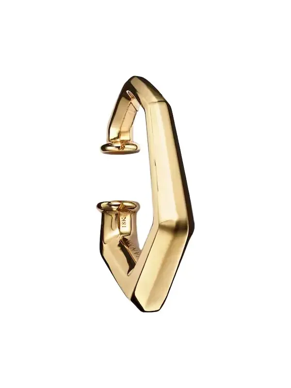 Carved 18kt gold ear cuff