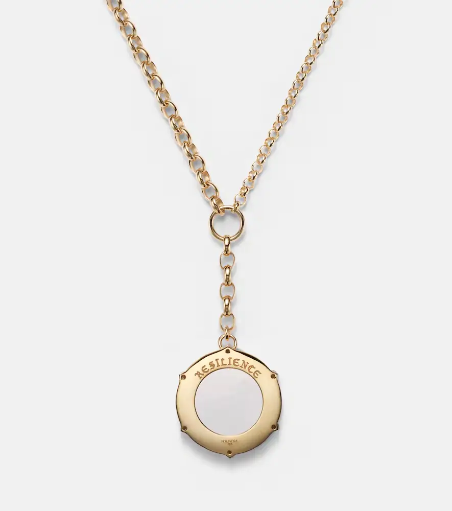 Foundrae Resilience 18kt gold pendant necklace with diamonds | Thumbnail 3 Foundrae Resilience 18kt gold pendant necklace with diamonds | Thumbnail 3
