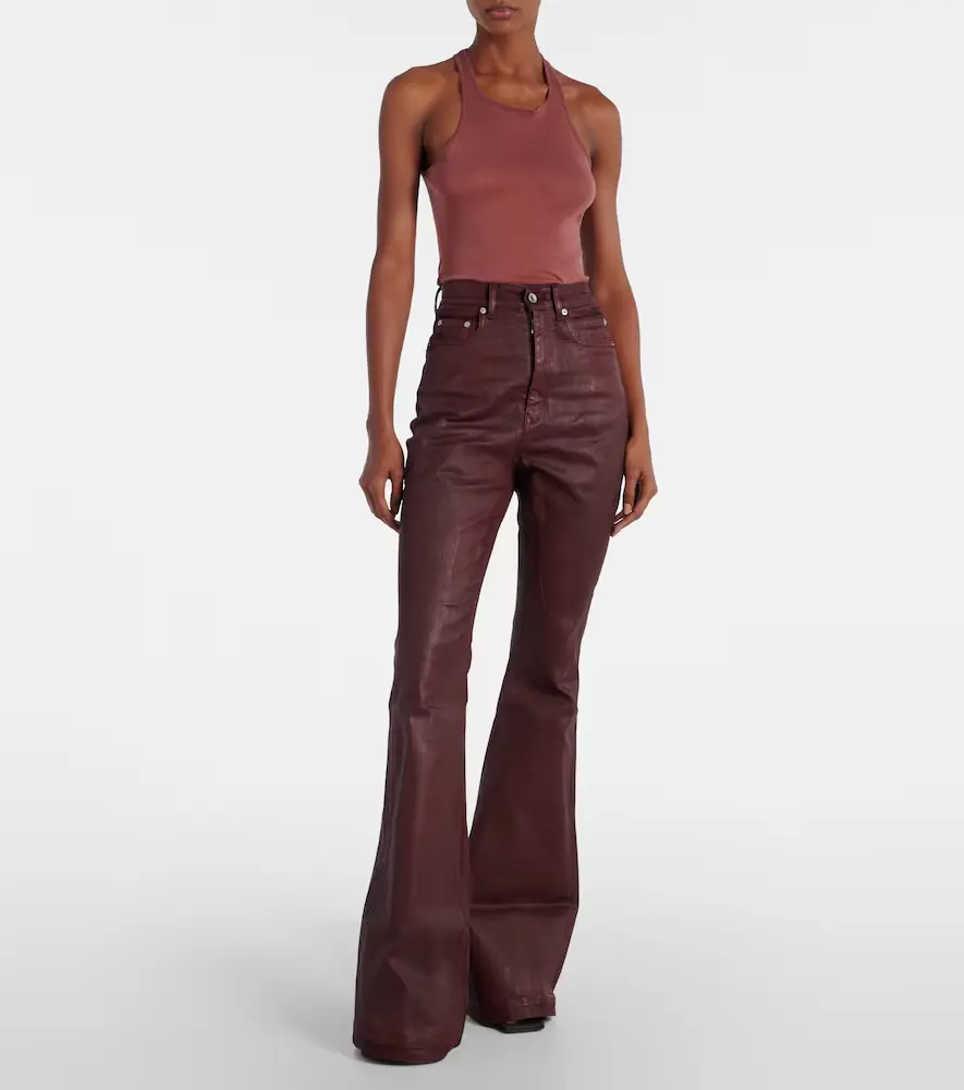 Rick Owens Bolan high-rise bootcut jeans | Thumbnail 4 Rick Owens Bolan high-rise bootcut jeans | Thumbnail 4
