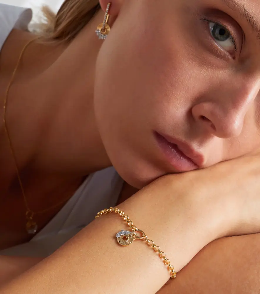 FoundRae Resilience 18kt gold chain bracelet with diamonds | Thumbnail 2
