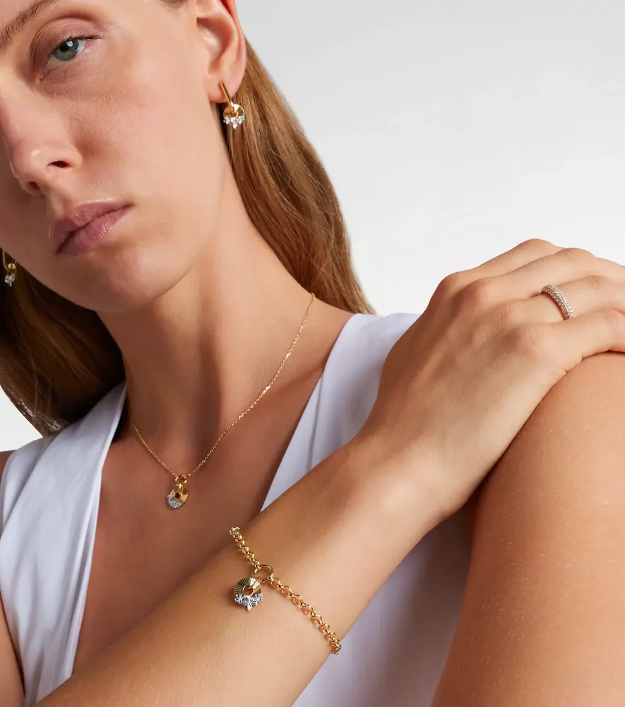 FoundRae Resilience 18kt gold chain bracelet with diamonds | Thumbnail 3