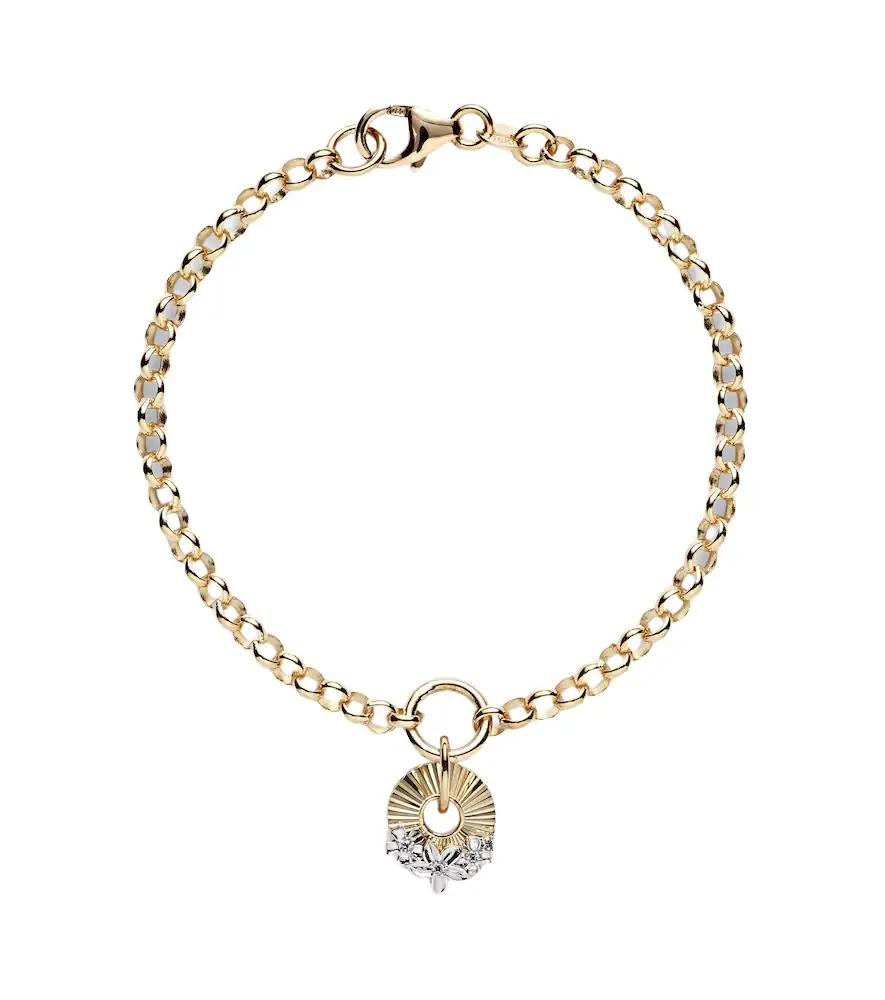 FoundRae Resilience 18kt gold chain bracelet with diamonds | Image 1 FoundRae Resilience 18kt gold chain bracelet with diamonds | Image 1