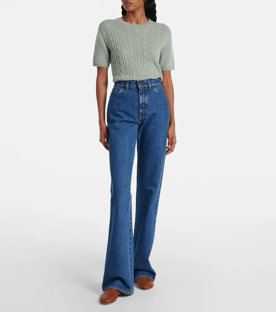 Loro Piana Merak high-rise flared jeans | Thumbnail 5 Loro Piana Merak high-rise flared jeans | Thumbnail 5