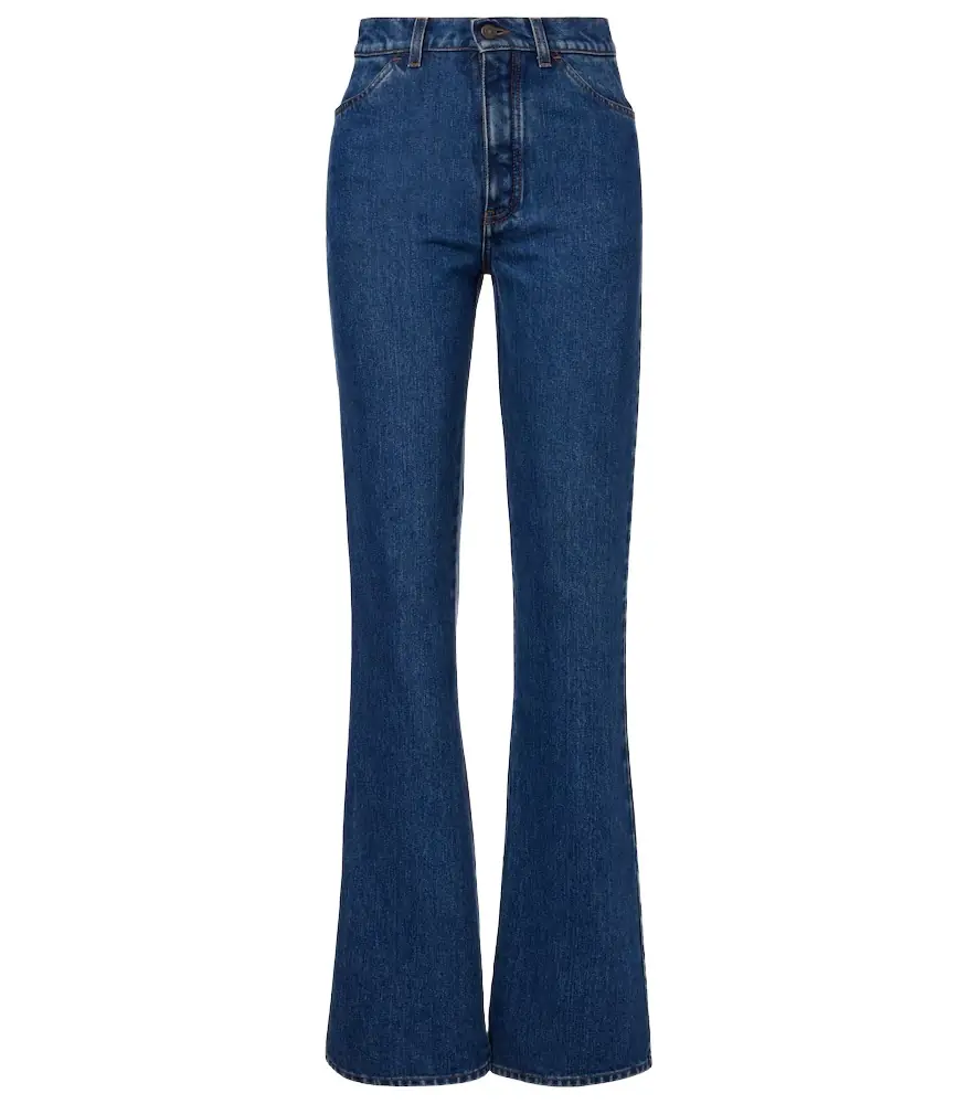 Loro Piana Merak high-rise flared jeans