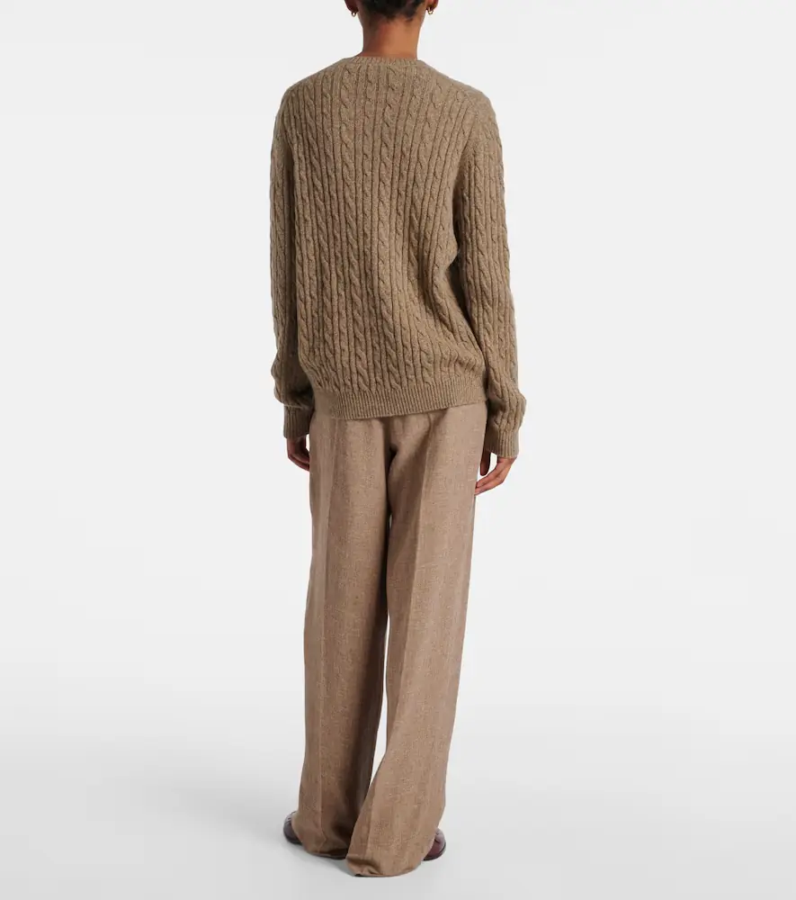 Loro Piana Cable-knit cashmere sweater | Thumbnail 2 Loro Piana Cable-knit cashmere sweater | Thumbnail 2