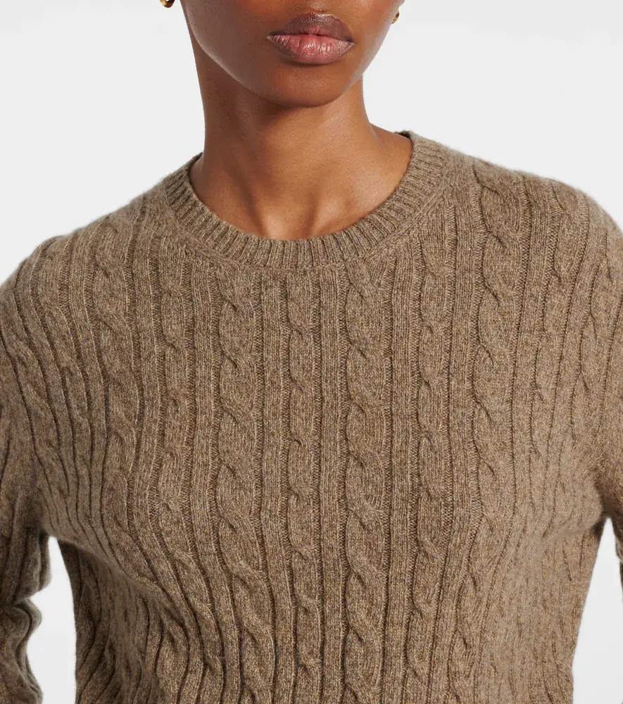 Loro Piana Cable-knit cashmere sweater | Thumbnail 4 Loro Piana Cable-knit cashmere sweater | Thumbnail 4