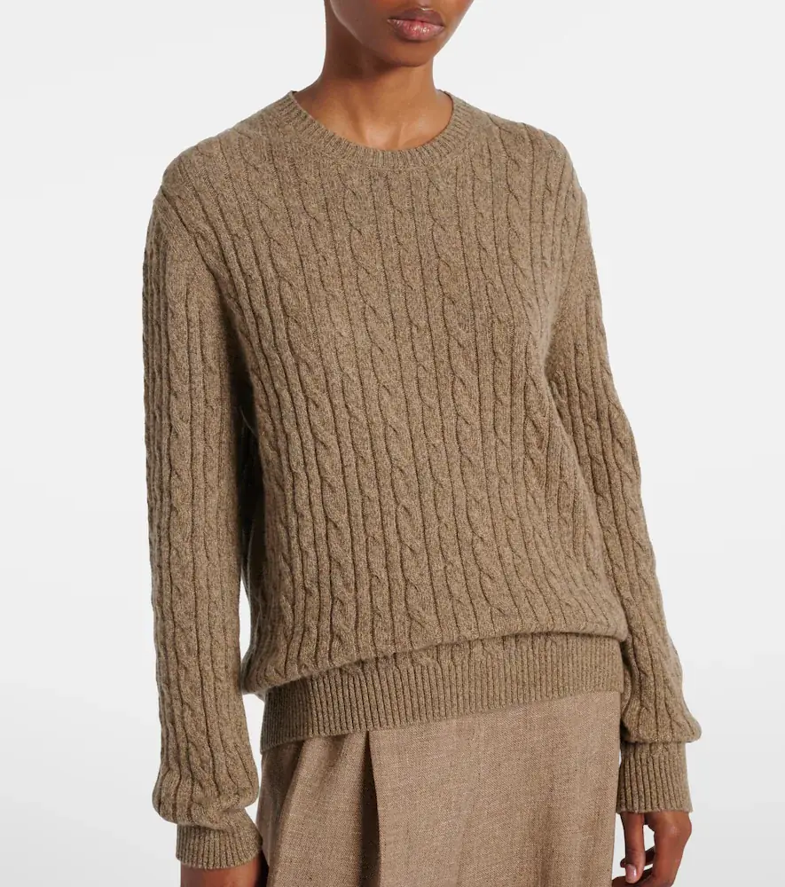 Loro Piana Cable-knit cashmere sweater | Thumbnail 5 Loro Piana Cable-knit cashmere sweater | Thumbnail 5