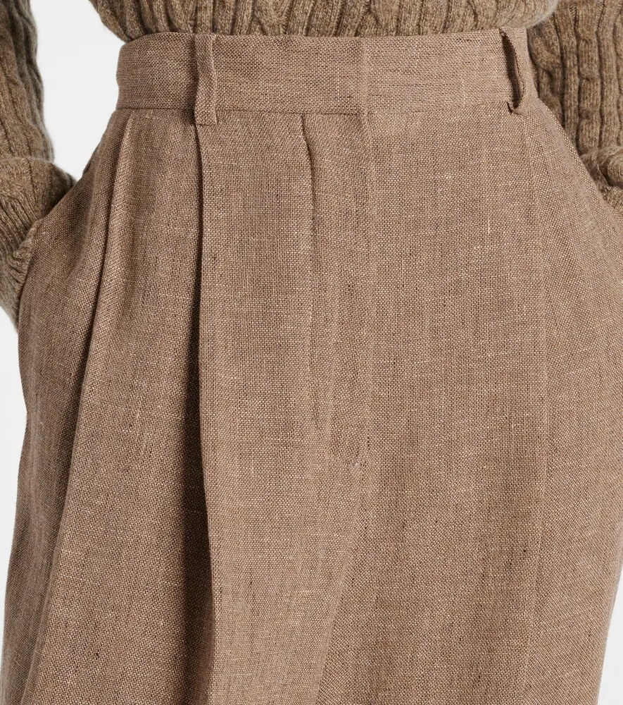 Loro Piana Linen wide-leg pants | Thumbnail 2 Loro Piana Linen wide-leg pants | Thumbnail 2
