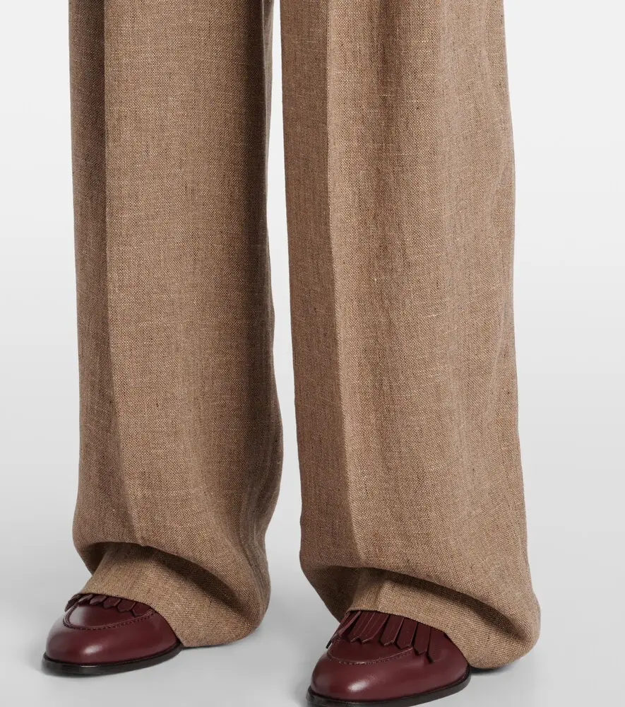 Loro Piana Linen wide-leg pants | Thumbnail 5 Loro Piana Linen wide-leg pants | Thumbnail 5